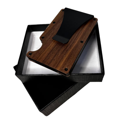 Billetera Tarjetero De Madera
