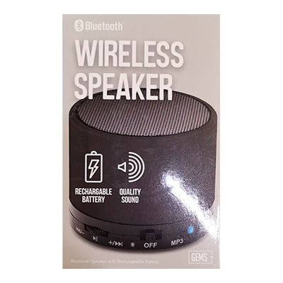 Parlante Bluetooth Gems Lector de Tarjetas Luz Led