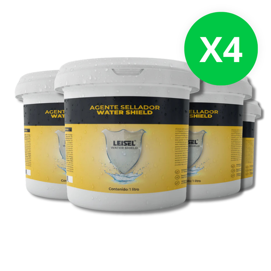 Agente Sellador Impermeable Water Shield Leisel (4 Litros)