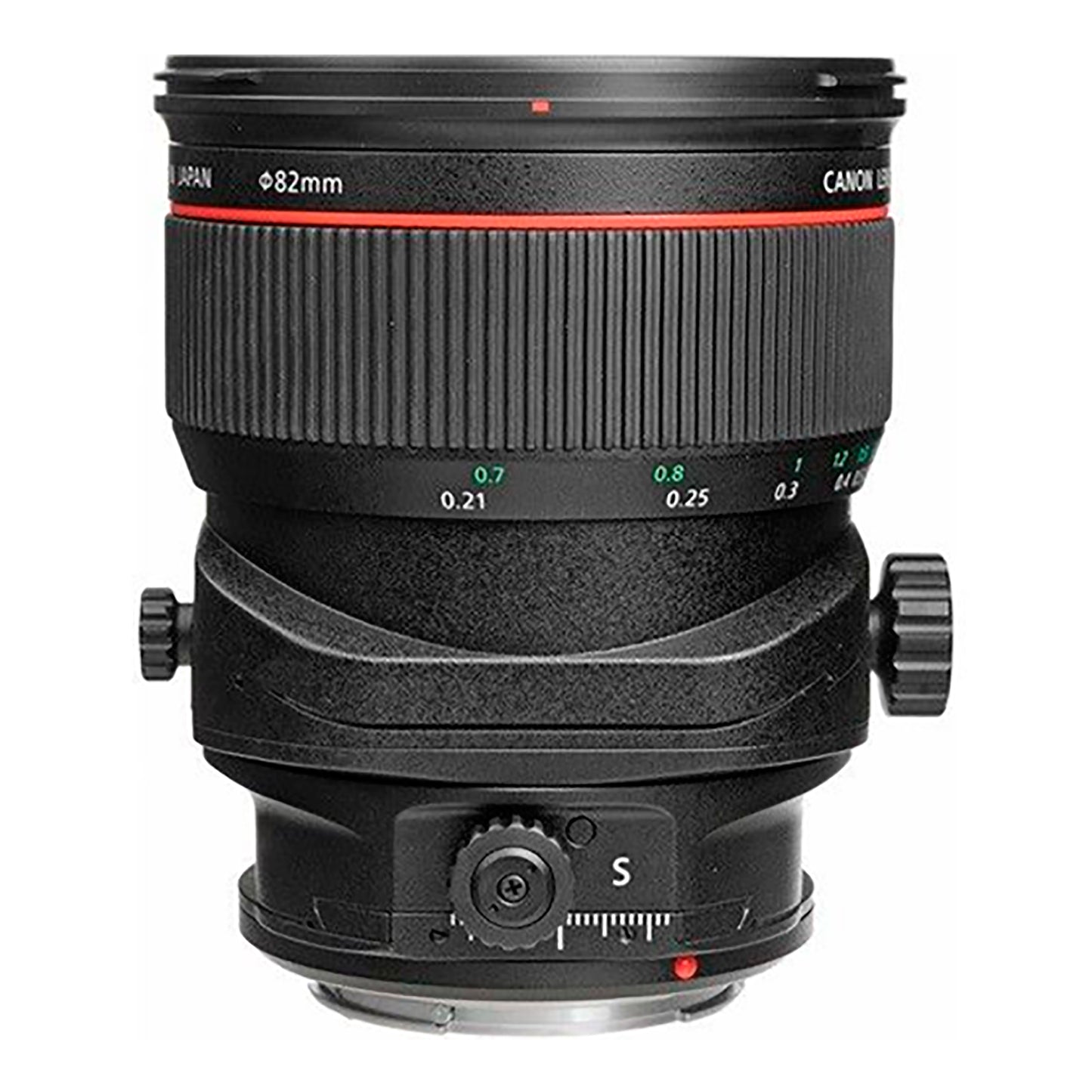 Lente Canon TS E24mm F/3.5L II Aumento Máximo 0,34x