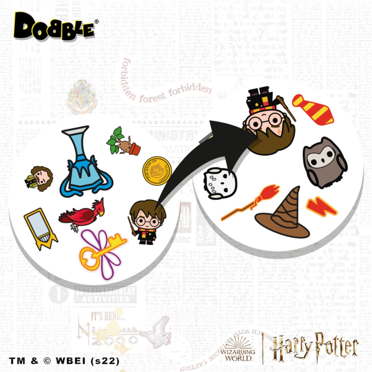 Juego de Mesa Zygomatic Dobble Harry Potter +6