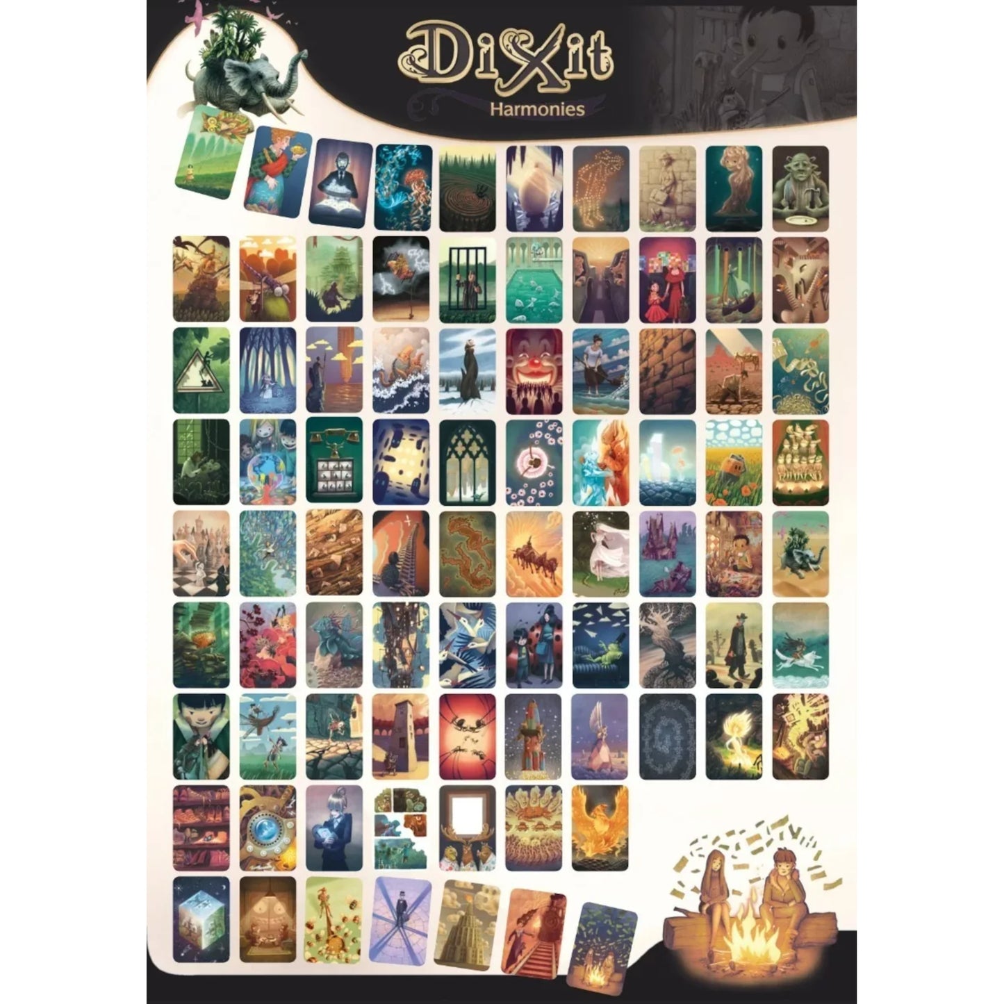 Expansión Juego de Mesa Libellud Dixit Base Dixit Harmonies +8
