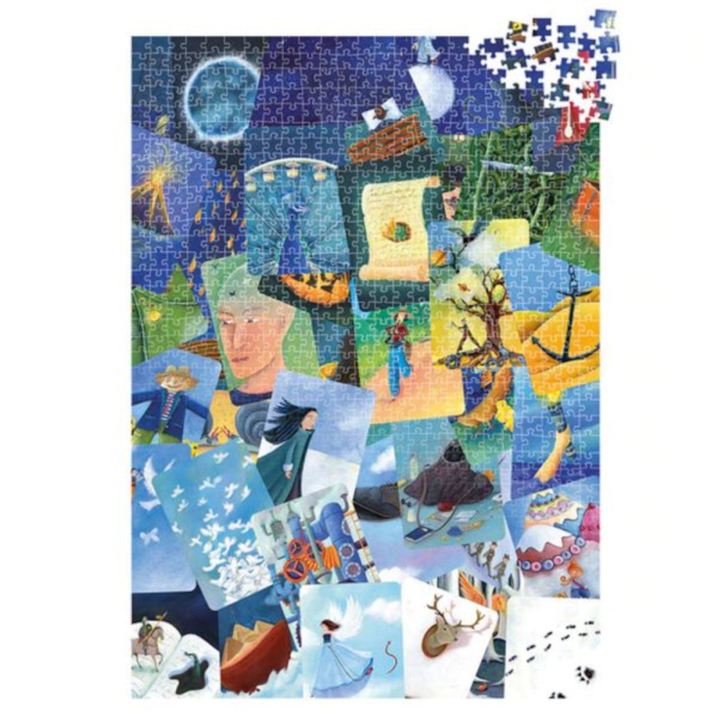 Puzle Libellud Dixit Blue MishMash 1000 Piezas +14