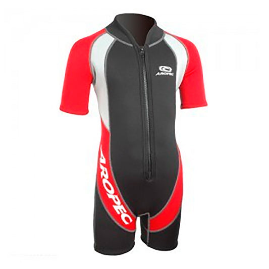 Traje Neopreno Buceo Aropec Niño 6 Rojo