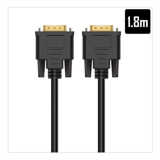 Cable DVI M/M 24+1 pin 1.8M