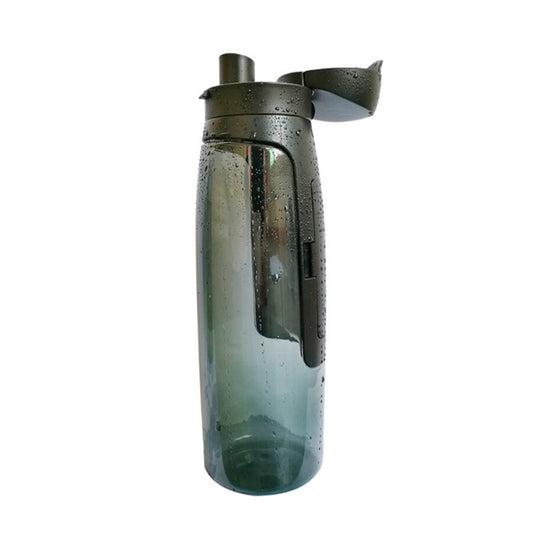 Botella de agua con porta documento