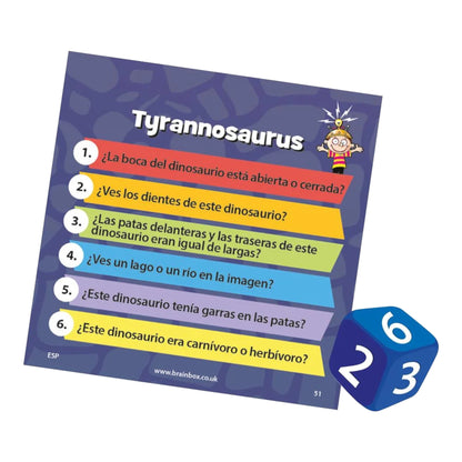 Juego De Mesa Asmodee BrainBox Dinosaurios +5