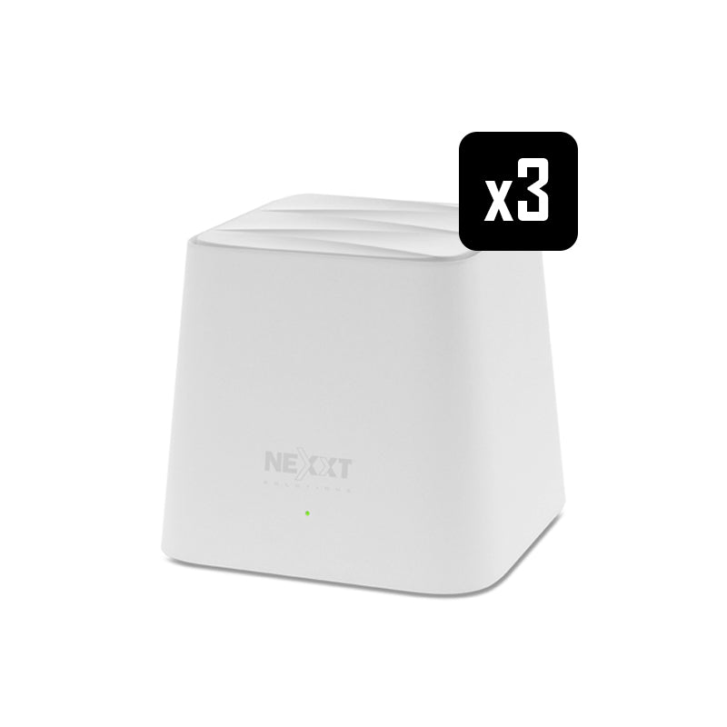 Access Point Nexxt  Mesh WIFI 1200Mbps Pack x3