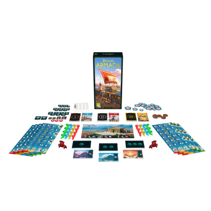 Expansión Juego de Mesa 7 Wonders Base 7 Wonders Armada +10