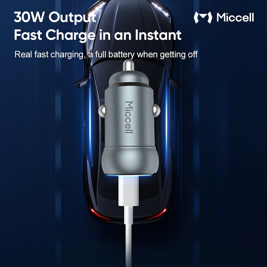 Cargador FREECELL C47 USB + Tipo C 30W 3.0A