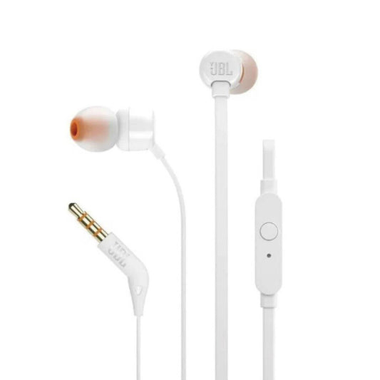 Auricular JBL T110 cableado 3.5mm Blanco