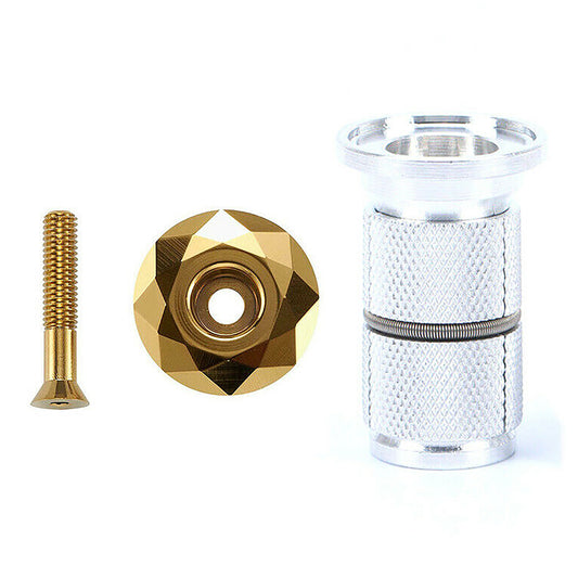 Tornillo De Expansión Con Horquilla Para Bicicleta Dorado