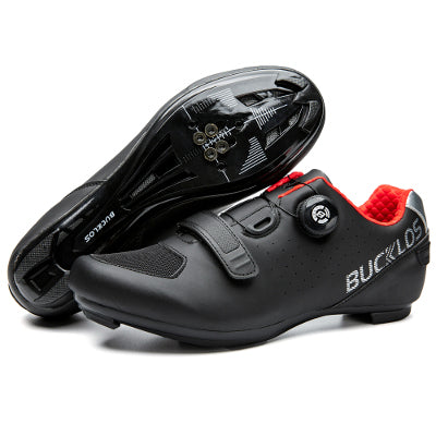 Zapatillas Bucklos de Ruta Para Bicicletas Negro