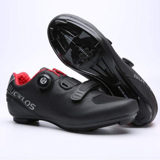 Zapatillas Bucklos de Ruta Para Bicicletas Negro
