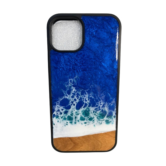 Case estuche madera resina playa FREECELL Iphone 14
