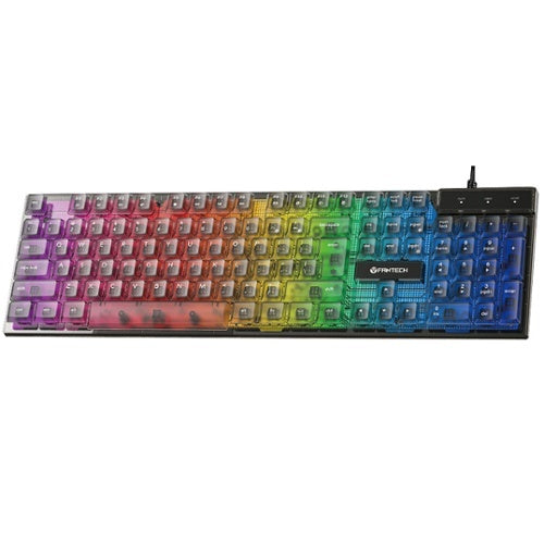 Teclado Gamer Fantech RGB K515 Transparente
