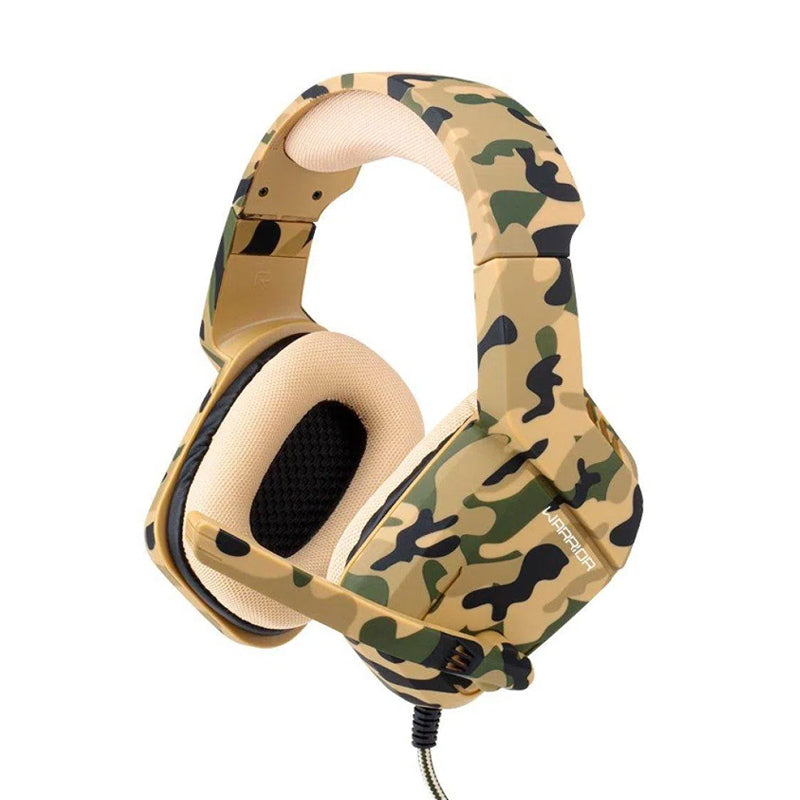 Auricular Gamer Warrior  PH336 Camuflado 3.5mm