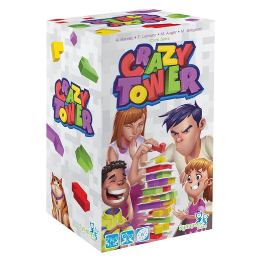 Juego de Mesa Asmodee Crazy Tower Base +8