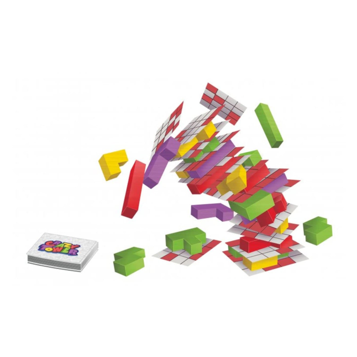 Juego de Mesa Asmodee Crazy Tower Base +8