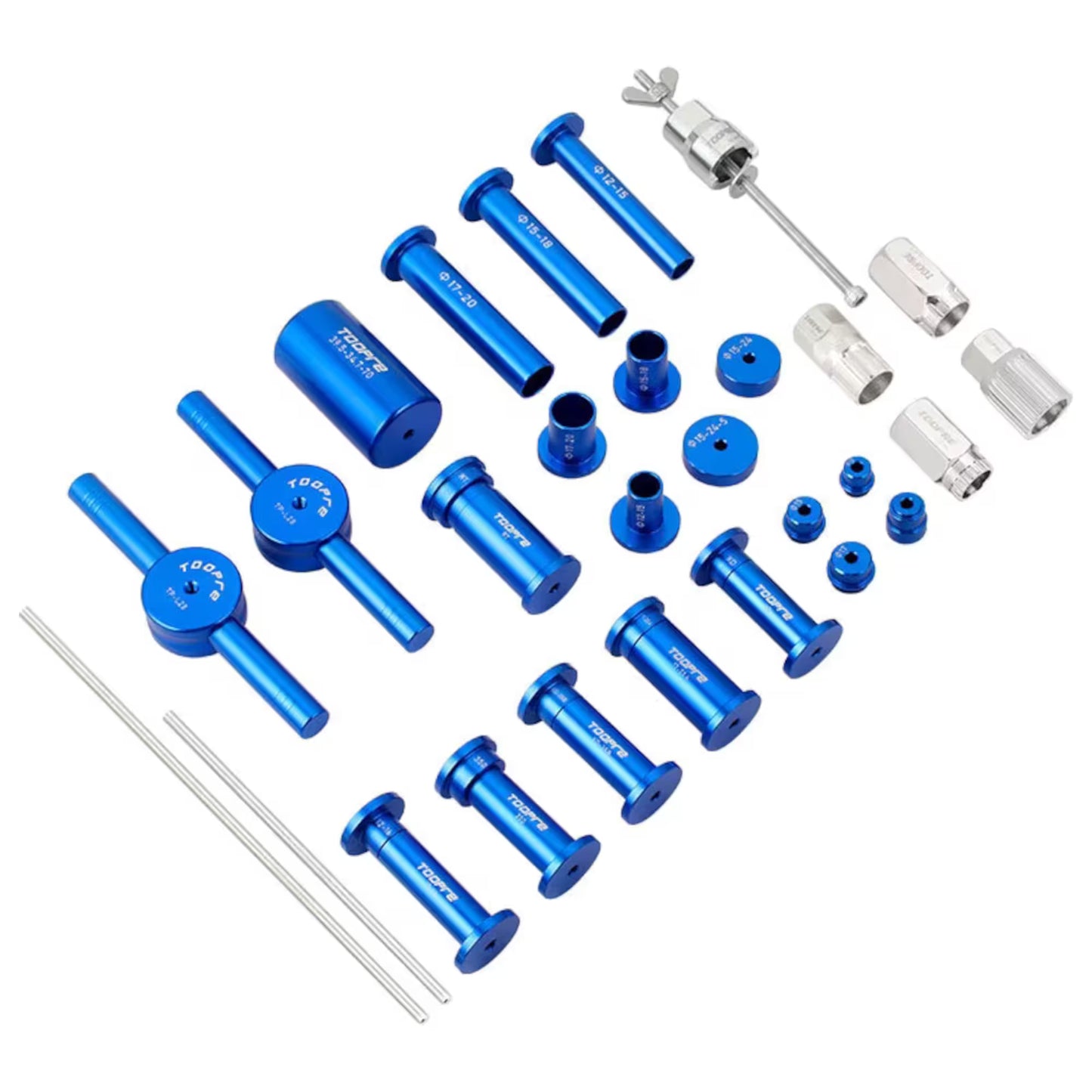 Kit Herramientas De Extracción Toopre Rodamientos Mazas 28Pcs
