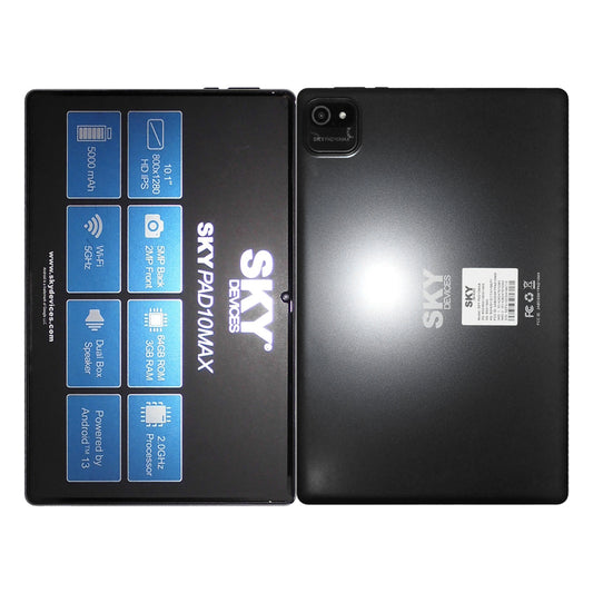 Tablet Sky Pad10 Max 10,1'' 4G LTE 3GB 64GB Negra