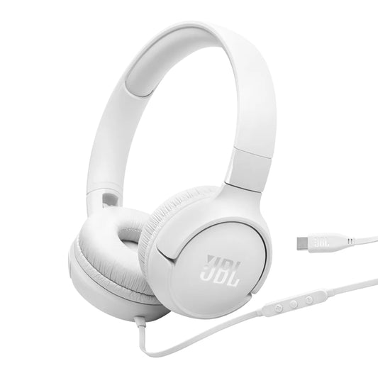 Auricular JBL TUNE 520C USB-C Blanco