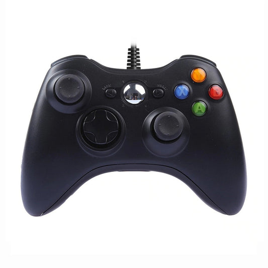 Joystick Compatible Cableado para Xbox 360 Negro