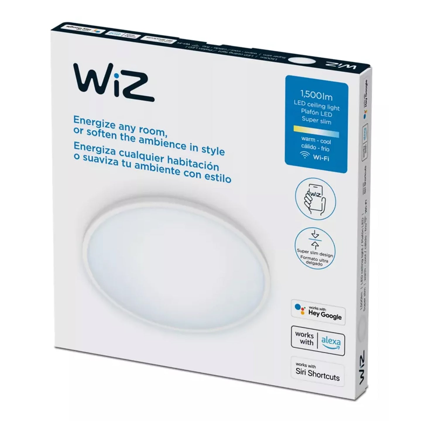 Lámpara Led Empotrable Philips Wiz 16W Blanco Y Color