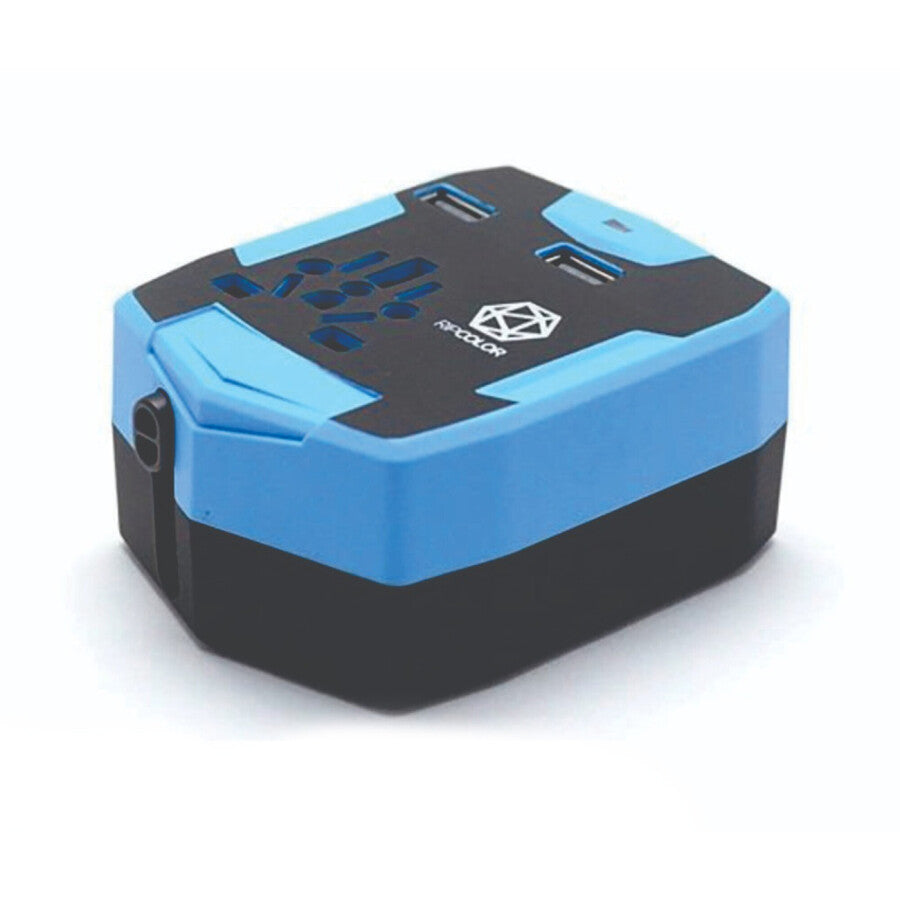 Adaptador universal + powerbank Ripcolor Azul