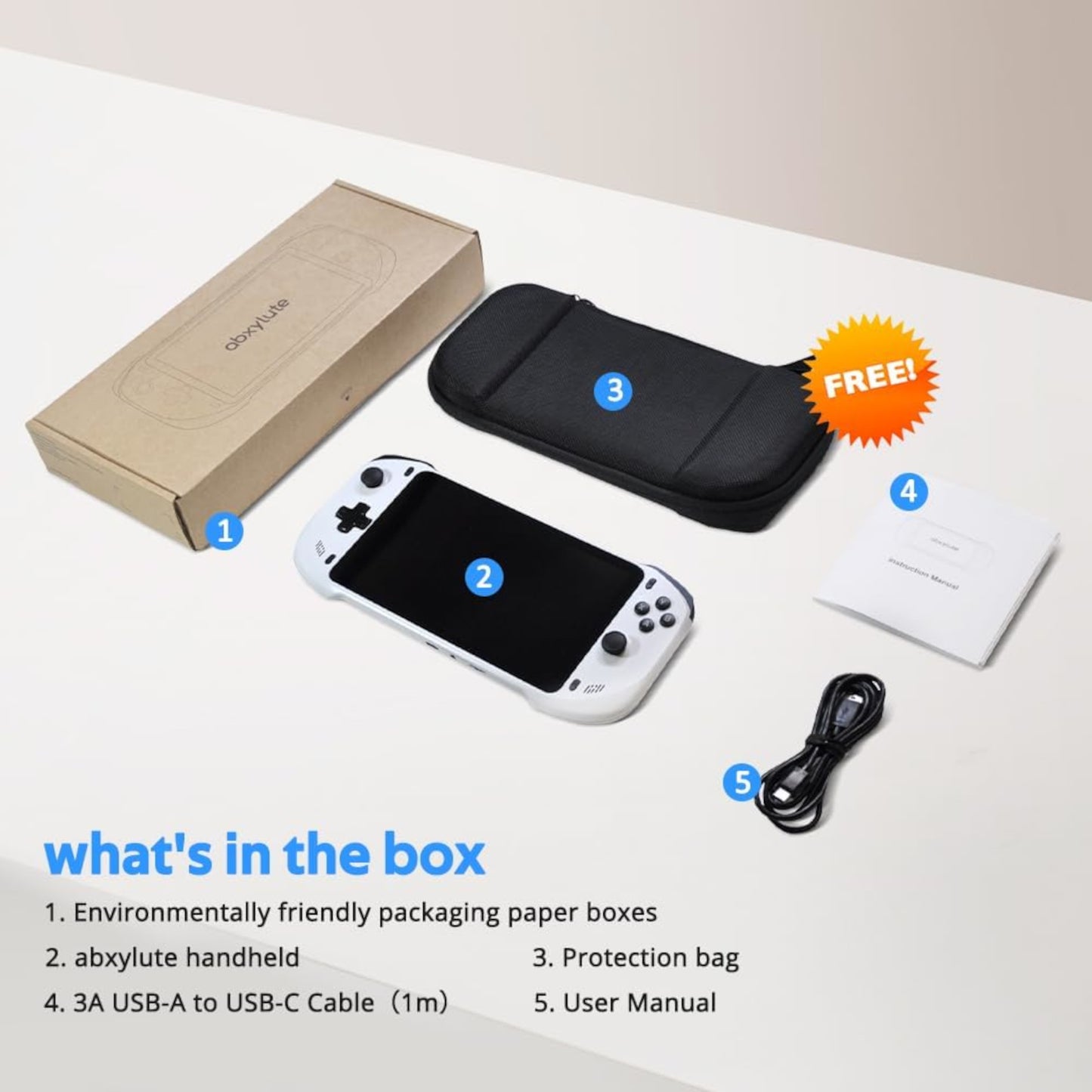 Consola Portátil De Mano Abxylute Gaming 7" 4gb 64gb