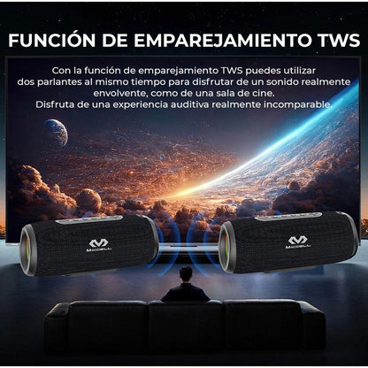 Parlante Portàtil Miccell SP40 Bluetooth RGB