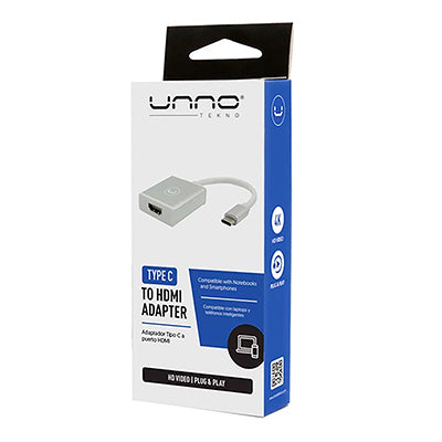 Adaptador Unno Tipo C A Hdmi 4k x 2k 30hz
