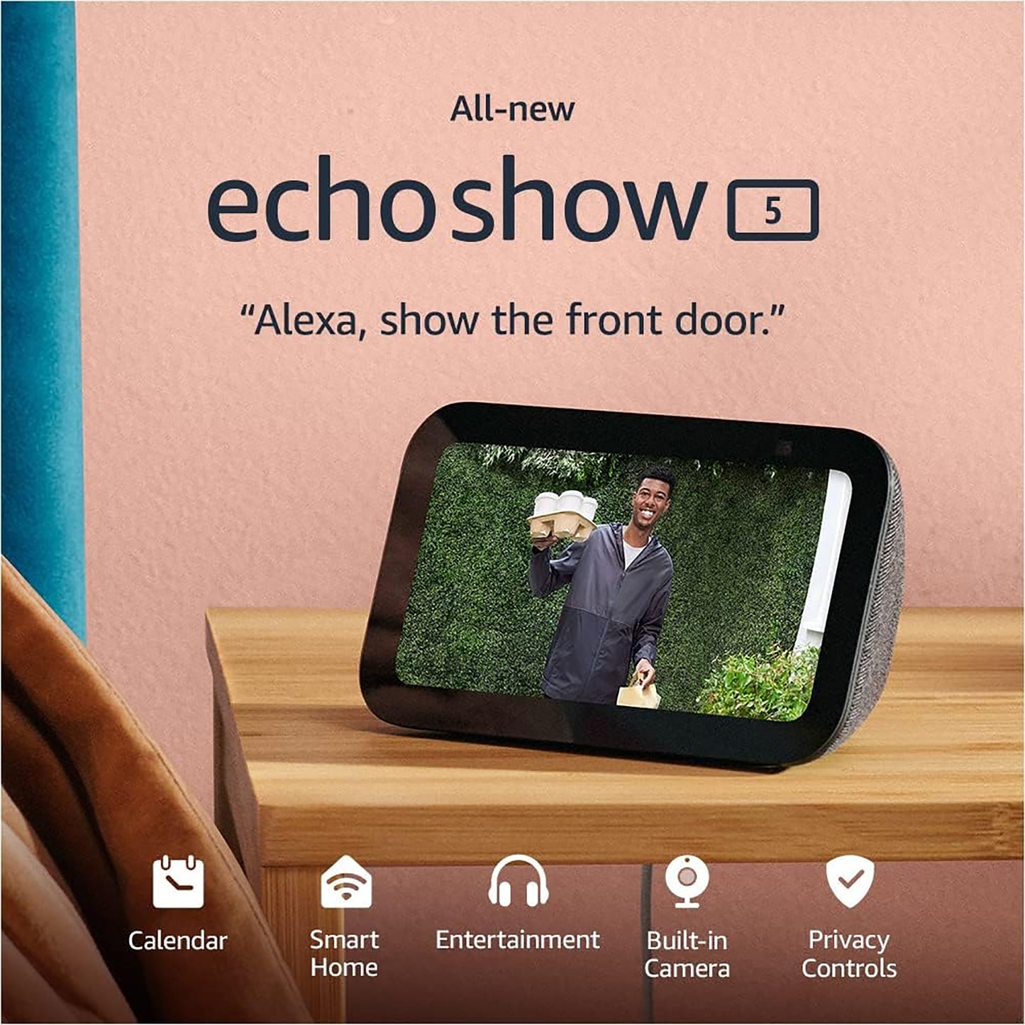 Asistente Inteligente Amazon Echo Show 5 5,5'' Alexa
