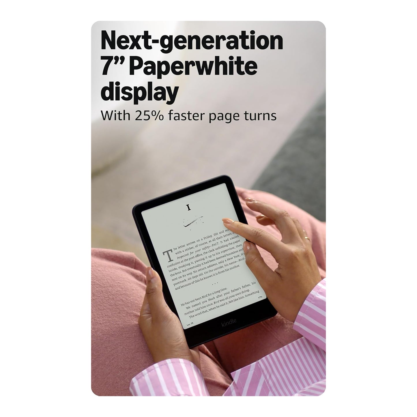Amazon Kindle Paperwhite Gen12 7'' 300ppp Ipx8 16gb Wifi Bt