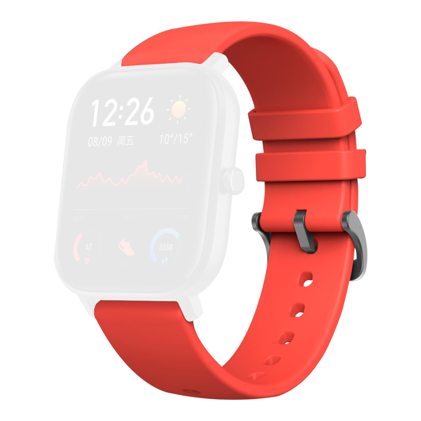 Correa De Silicona Amazfit Para Relojes Ancho 20mm