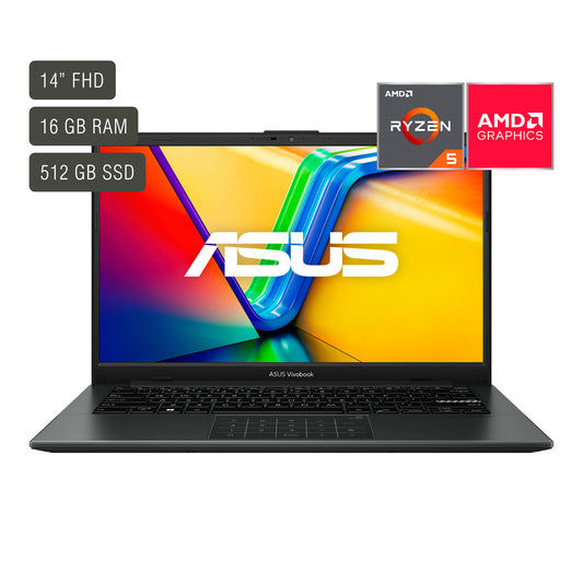 Notebook Asus Vivobook 14'' Ryzen 5 16gb 512gb Win11