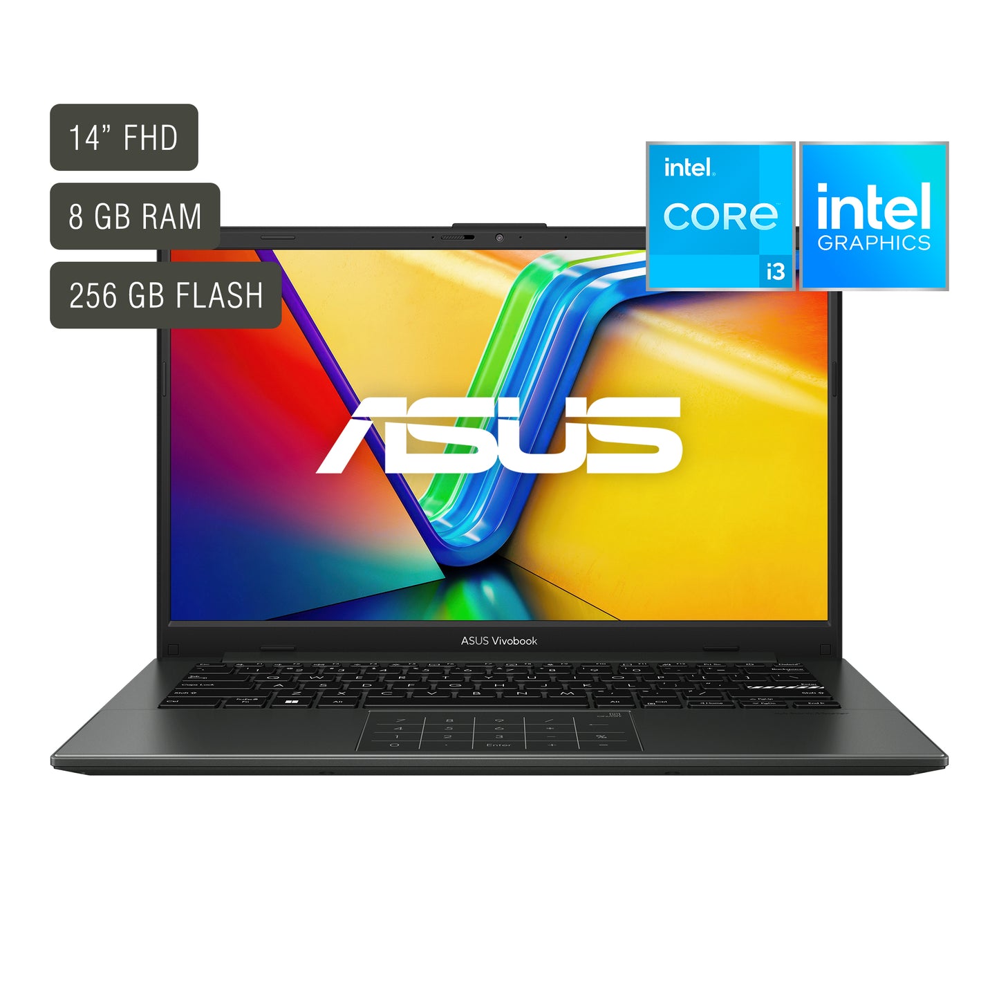 Notebook Asus Vivobook 14'' Core I3 8gb 256gb