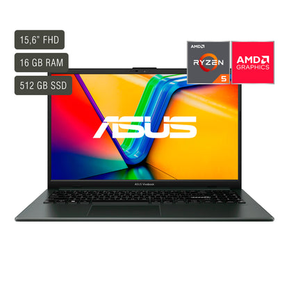 Notebook Asus Vivobook 15,6'' Ryzen 5 16gb 512gb Win11