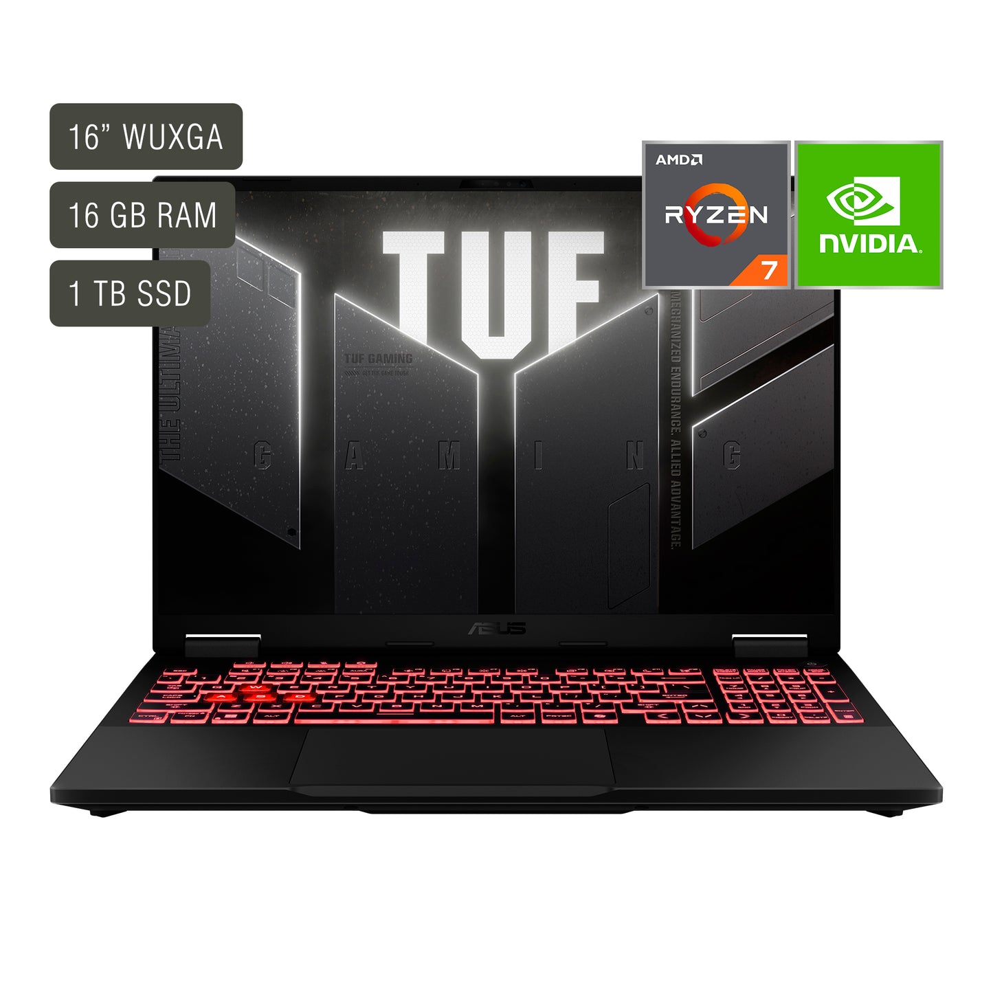 Notebook Gamer Asus Tuf 16'' Ryzen 7 16gb 1tb Win11 Rtx5050