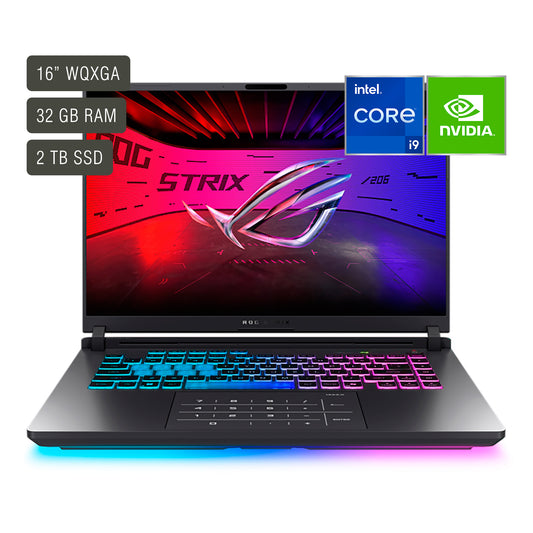 Notebook Gamer Asus Rog 16'' Core I9 32gb 2tb Win11 Rtx5070