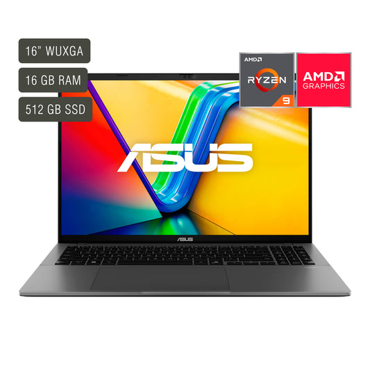 Notebook Asus Vivobook 16'' Ryzen 9 16gb 512gb Win11