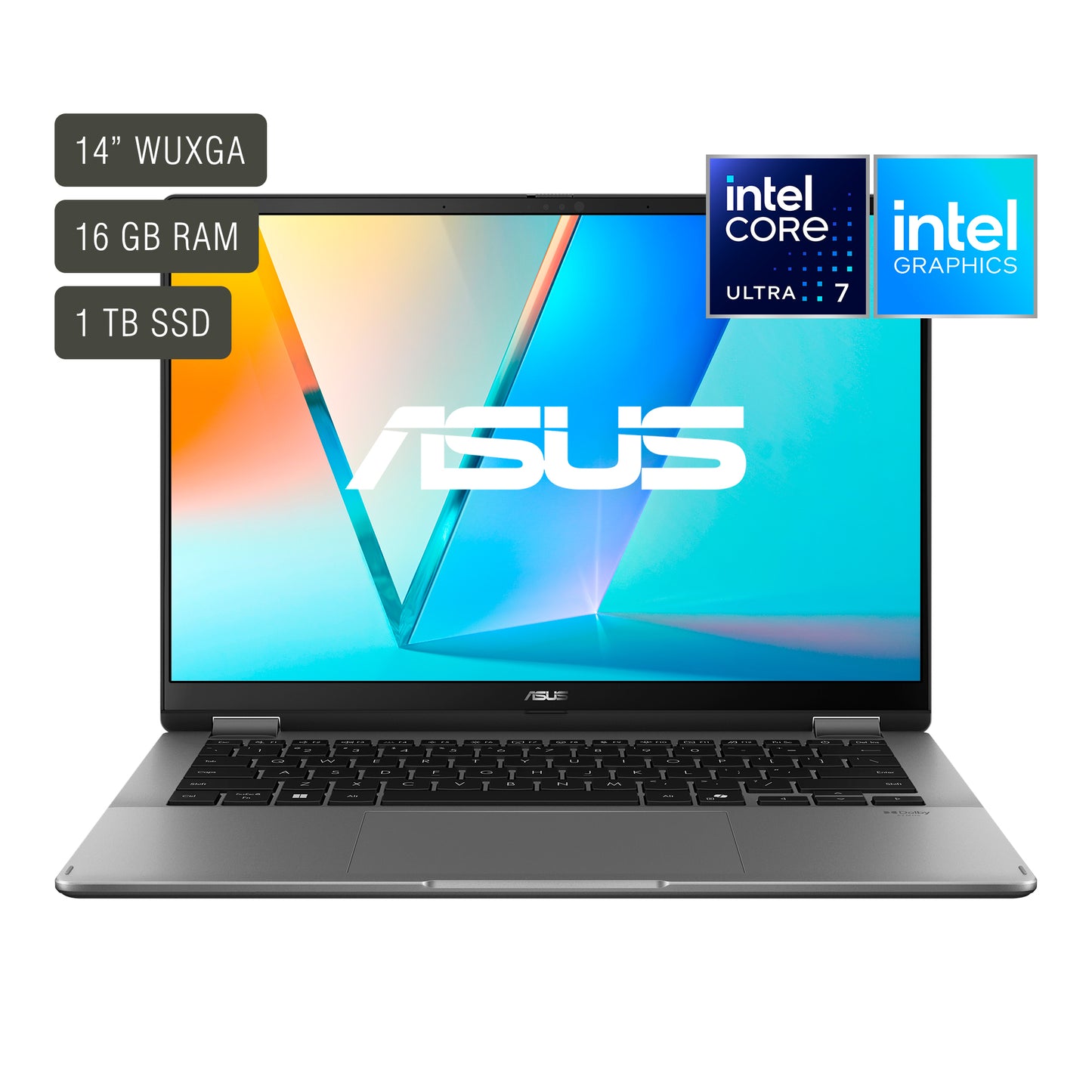 Notebook Asus Vivobook 14'' Táctil Oled Core Ultra 7 16gb 1tb Win11