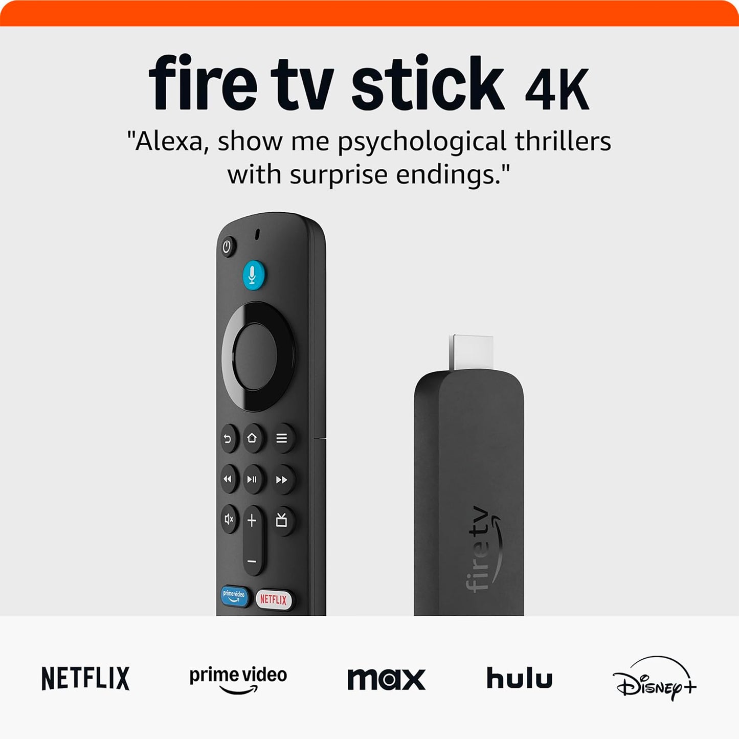 Amazon Fire Tv Stick 4K Gen2 Control Remoto Alexa