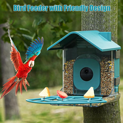 Comedero Para Pájaros Con Estuche Para Cámara