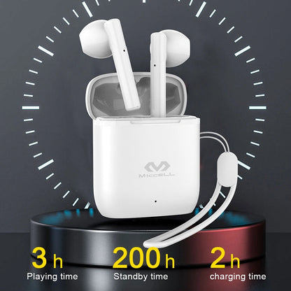 Auriculares MICCELL Inalámbrico BH10 Negro