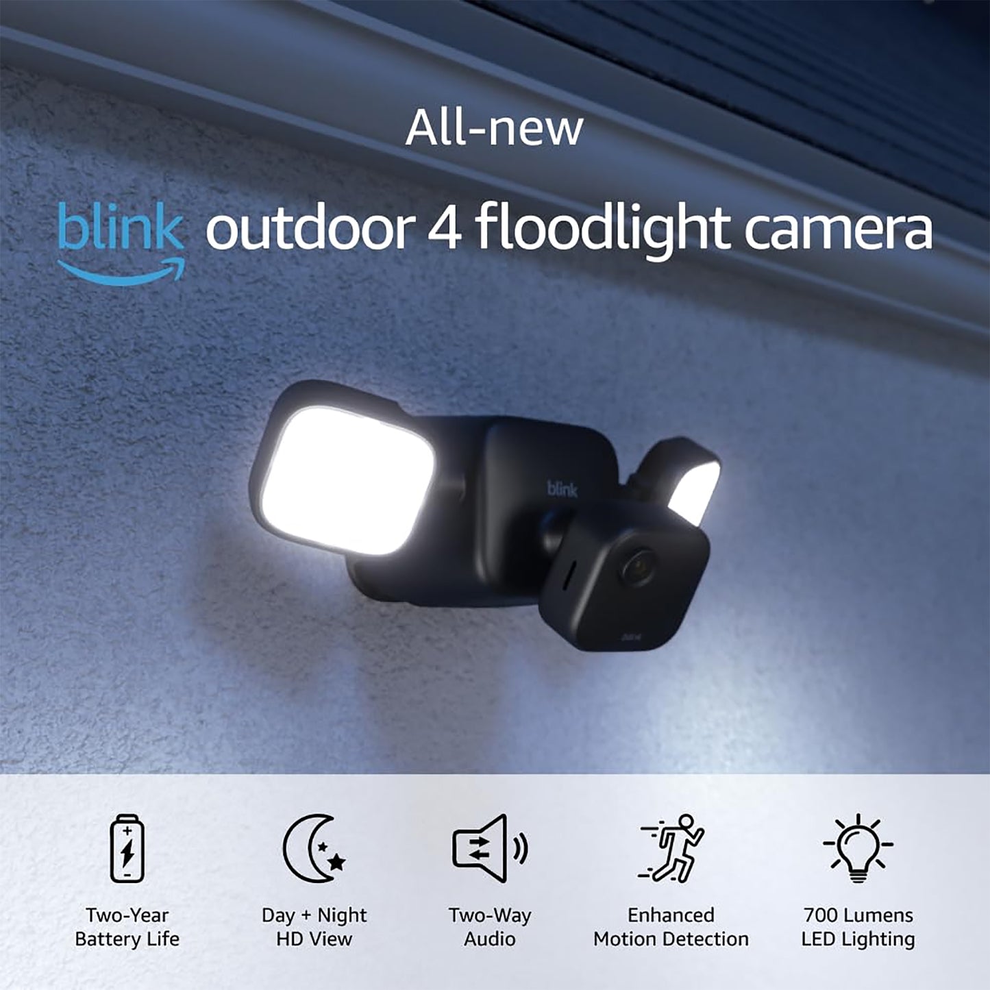 Cámara Ext + Reflector Blink Outdoor 4 Floodlight Camera