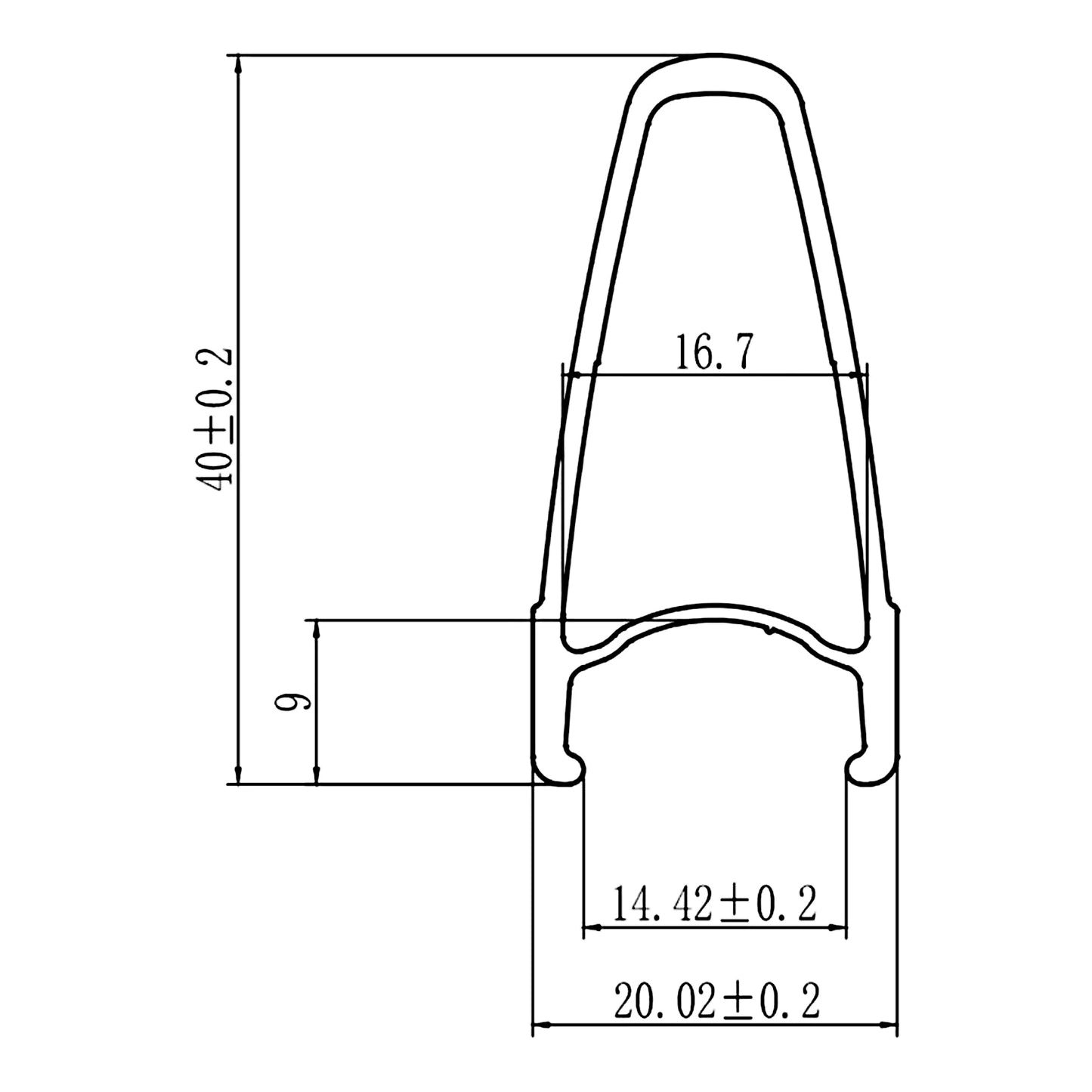 Par De Ruedas De Aluminio Bucklos 40mm 24 Rayos