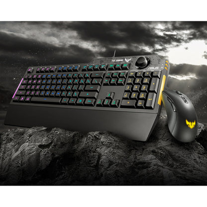 Combo Gaming Asus Tuf K1 M3 Usb Rgb 7000dpi Membrana