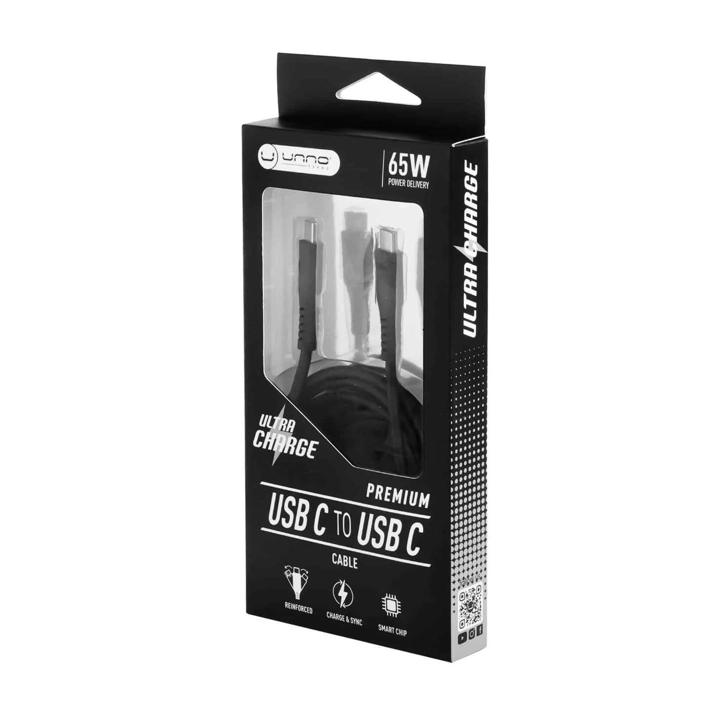 Cable De Carga Usb C - Usb C Unno Cb4073 1,5m