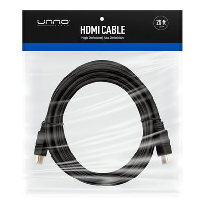 Cable Hdmi 1.4 Unno Cb4125bk Soporta 1080p 7,5m
